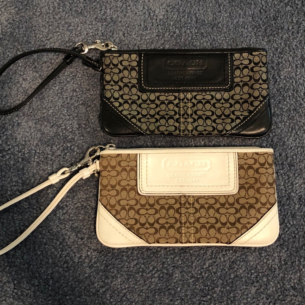Coach wristlets
